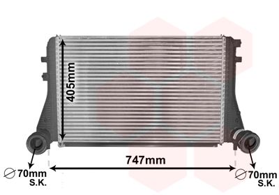 VAN WEZEL Kompressoriõhu radiaator 58004227